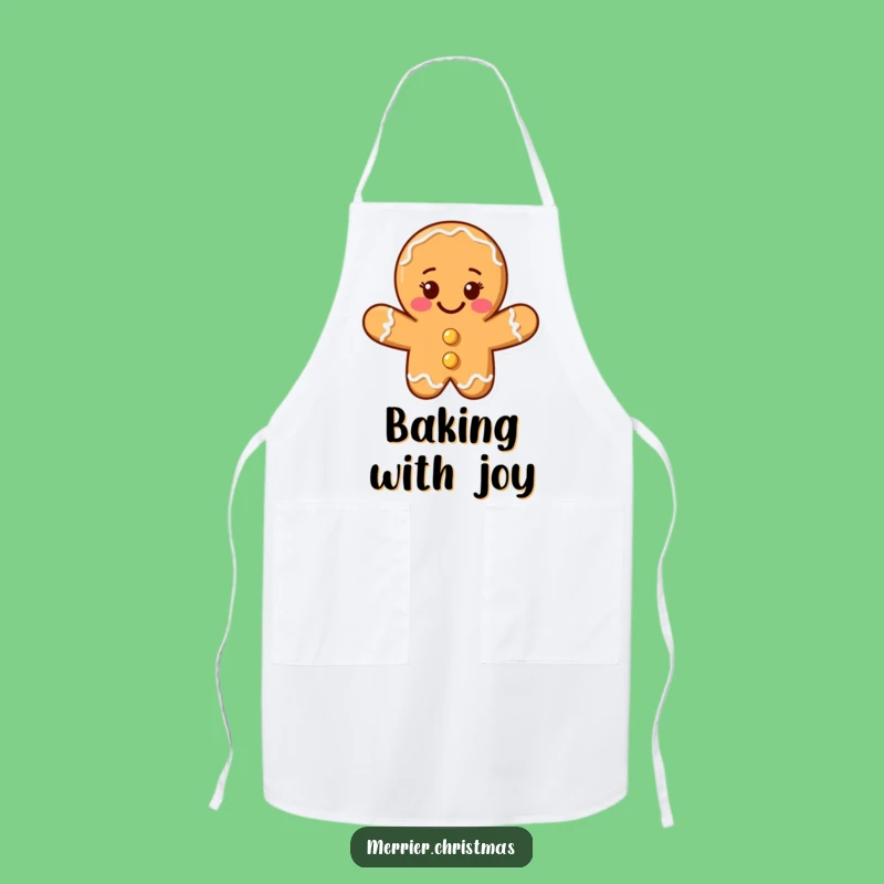 Funny Gingerbread Man Apron: Bake With a Beaming Smile