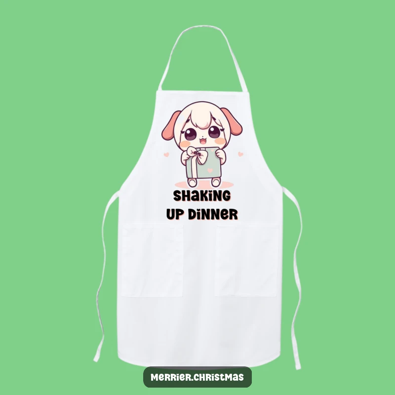 Funny Kawaii Gift Shaker Apron, Cook with Anticipation and Style!