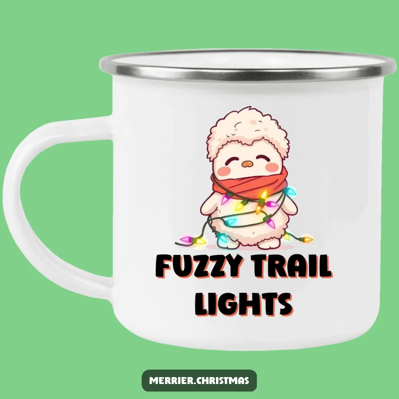 Funny Confused Slipper Camping Mug - Cozy Campfire Cheer Gift