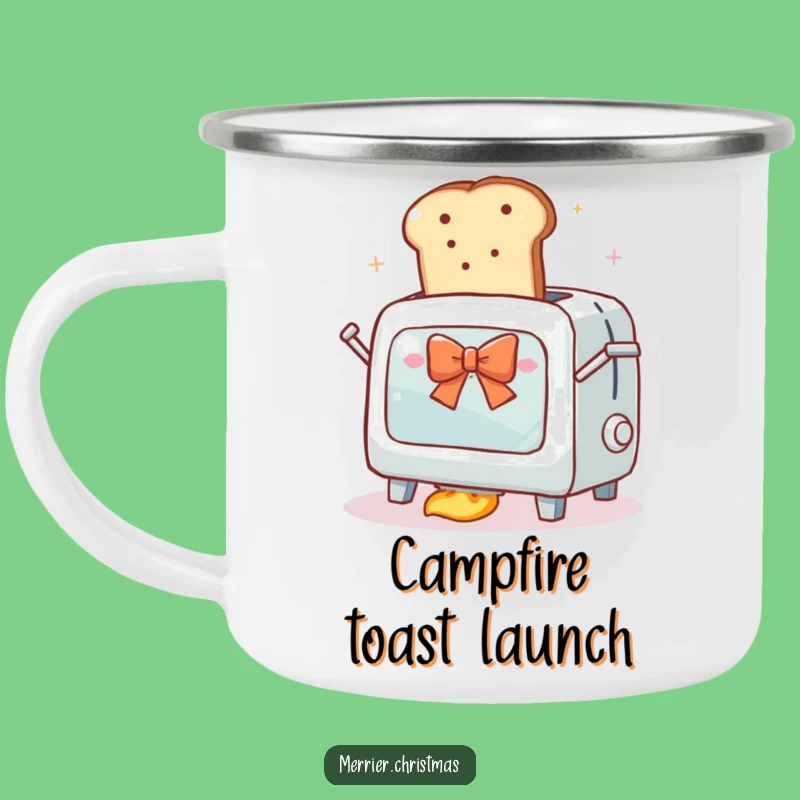 Funny Toaster Oven Launch Camping Mug - Adventure Fuel Gift