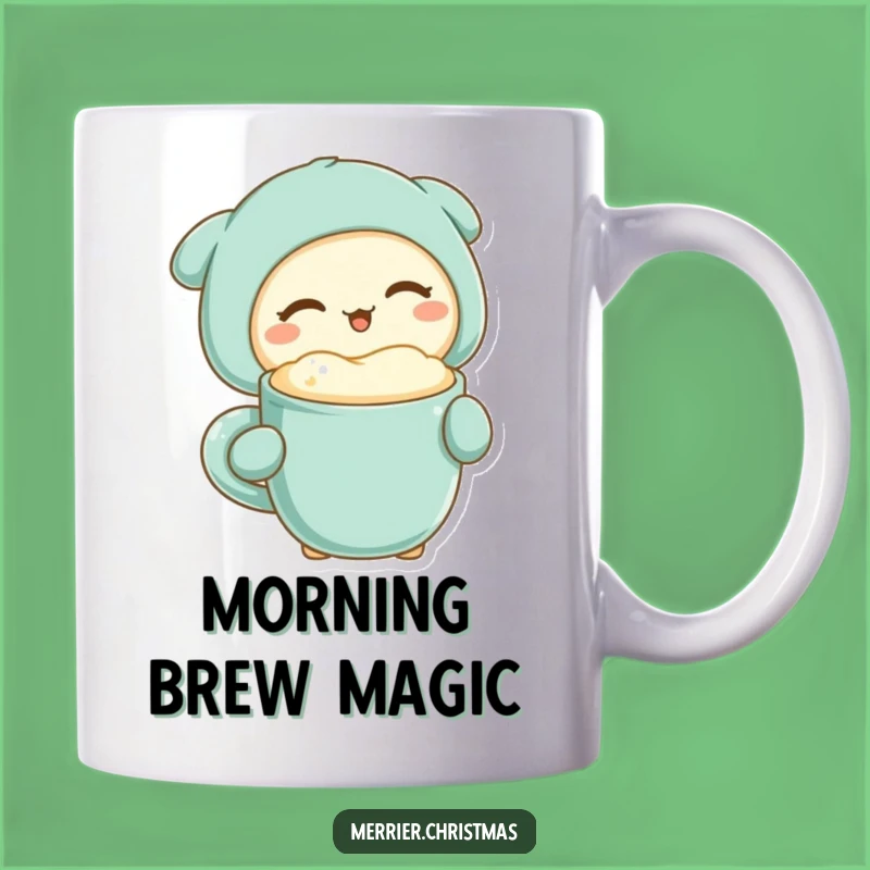 Funny Kawaii Winking Drinker Mug: Perfect Hilarious Gift for Coffee and Tea Lovers!