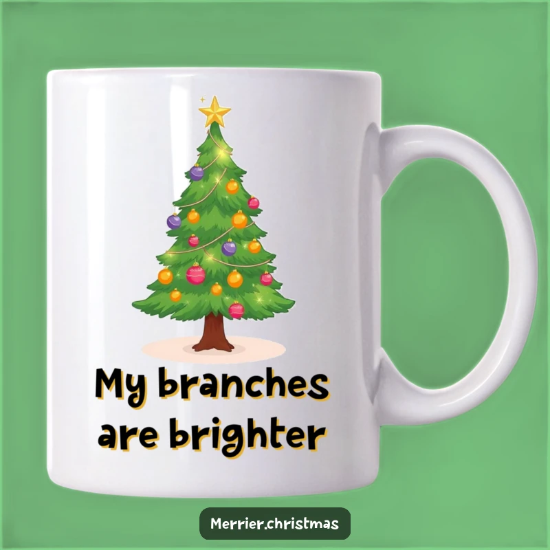 Funny Twinkling Christmas Tree Mug: A Sparkling & Adorable Holiday Gift