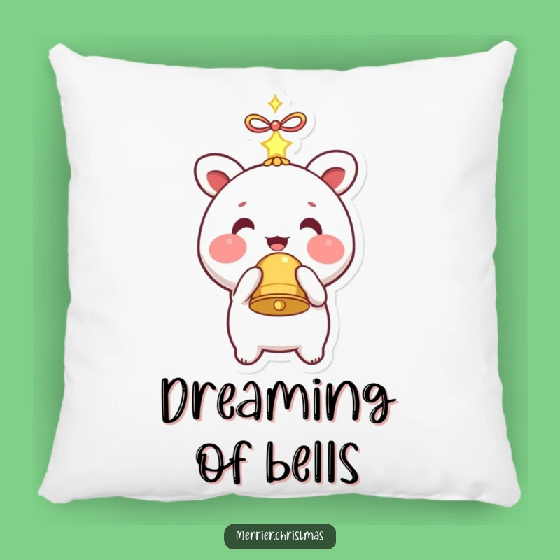 Funny Kawaii Pillow: Bell Comfort Cushion, Perfect Funny Gift for Sweet Spaces