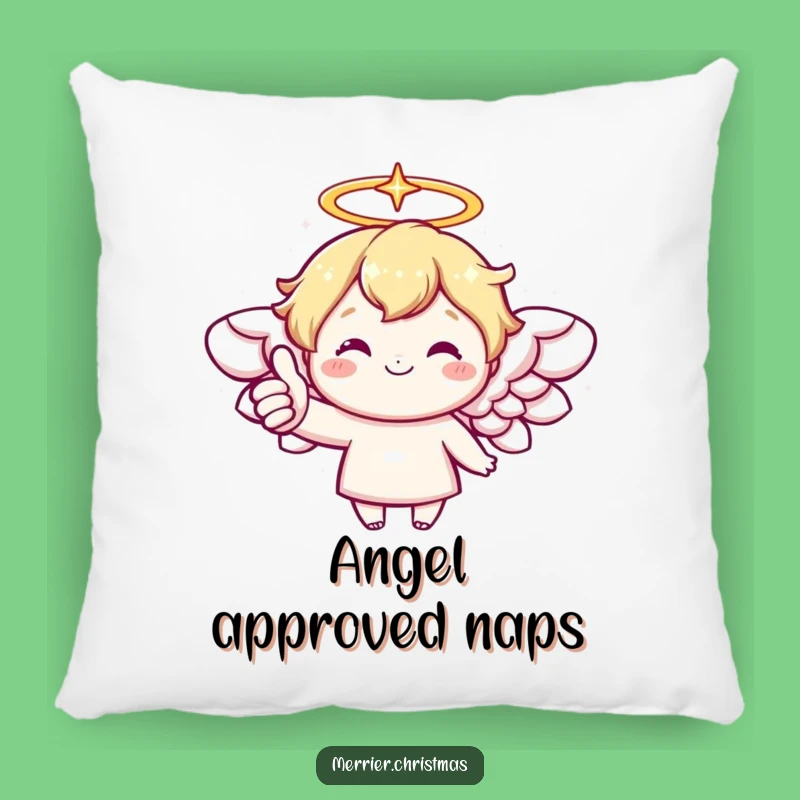 Funny Kawaii Angel Pillow: Cozy Comfort with a Cheerful Vibe