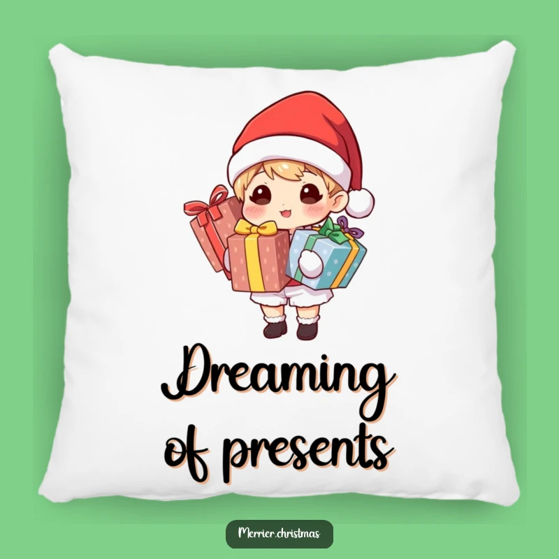 Funny Santa Pillow: Cozy Gift Holding Character Cushion, Holiday Gift