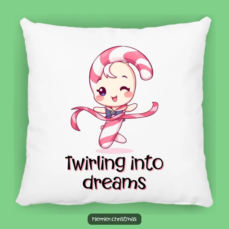 Funny Candy Cane Pillow: Cozy Twirling Comfort, Sweet Funny Gift