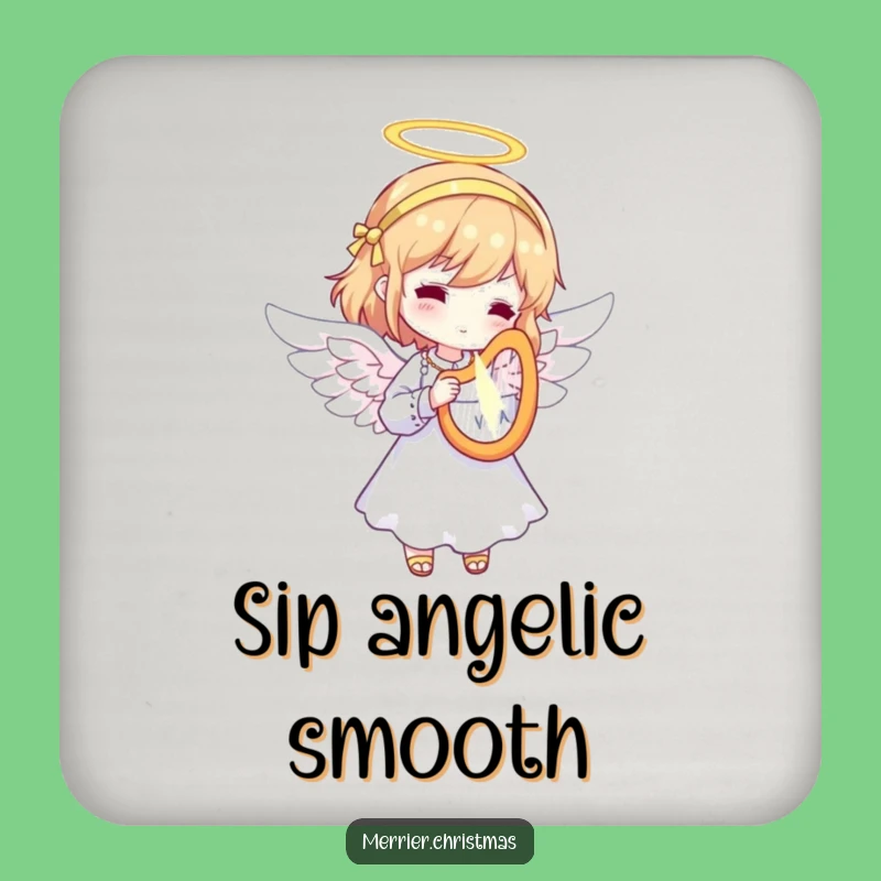 Funny Angel Harp Coasters: Heavenly Protection for Hilariously Divine Surfaces