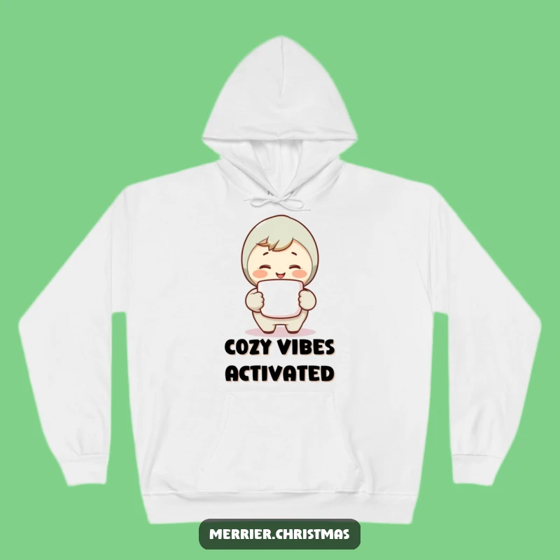 Funny Warm Smile Hoodie: Cozy Comfort with a Cheerful Character!