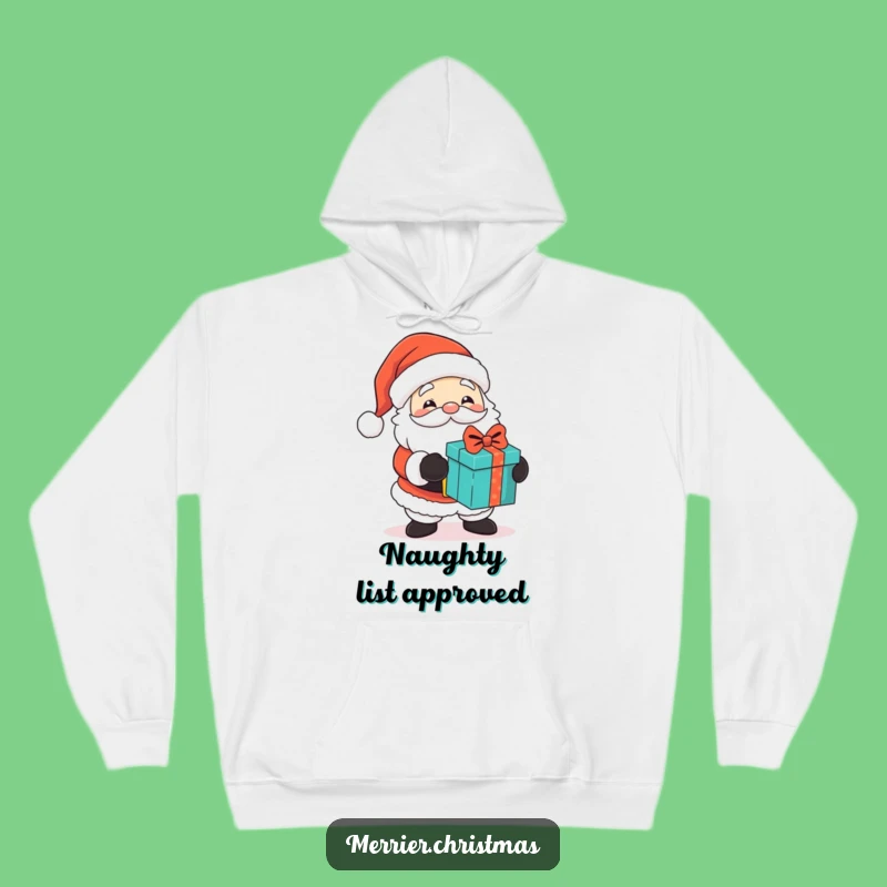 Funny Santa Gift Hoodie - Cozy Comfort with Festive Humor