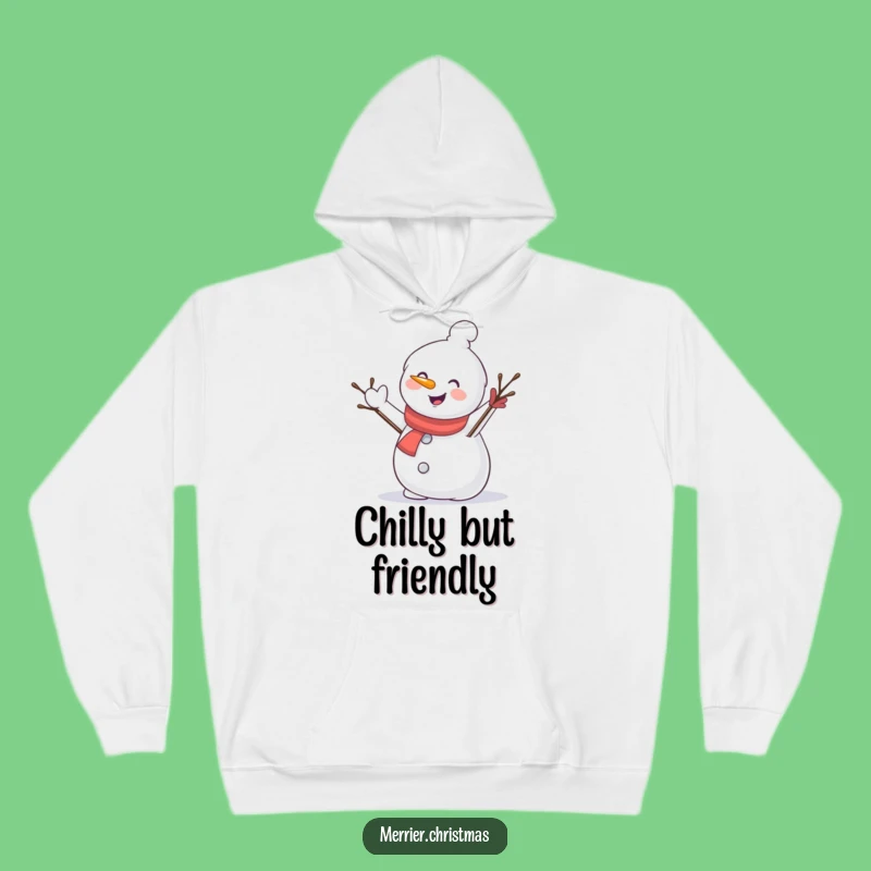 Funny Snowman Waving Hoodie: Ultimate Winter Comfort and Hilarious Gag Gift