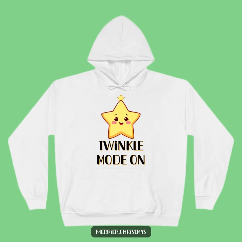 Funny Christmas Star Hoodie - Cozy Twinkling Character, Ultimate Humorous Gift!