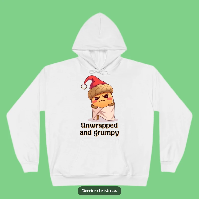 Funny Grumpy Acorn Hoodie - Cozy Holiday Grump Gift