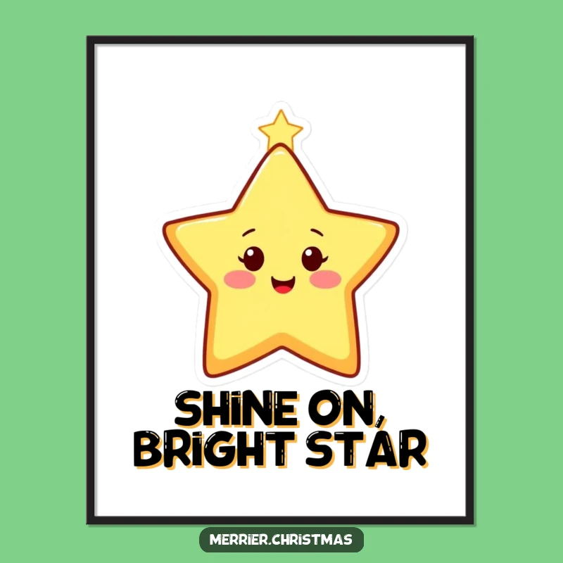 Free Printable Star Wall Art: Funny Twinkling Downloadable Decor for Brilliance!