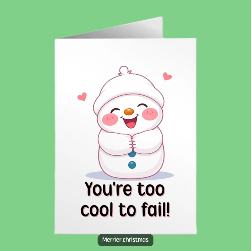 Free Printable Snowman Card: Cheerful Congratulations Downloadable Gift for Happy Moments