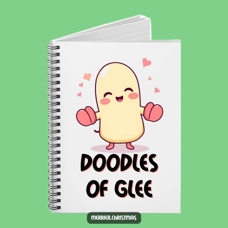 Funny Dancing Mitten Notebook: Cute Glee Journal, Hilarious Gift for Writers