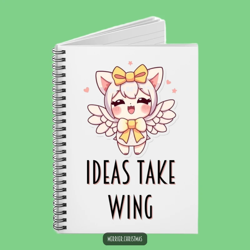 Funny Gift Bow Notebook: Flying Wings Journal, Hilarious Gift for Writers