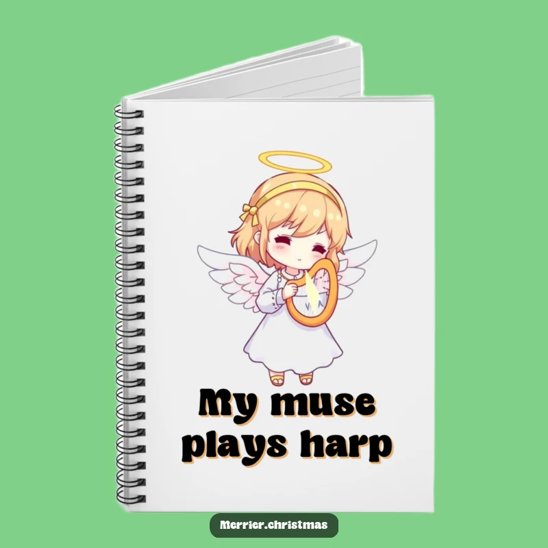 Funny Angel Harp Notebook: Heavenly Journal for Hilariously Divine Ideas
