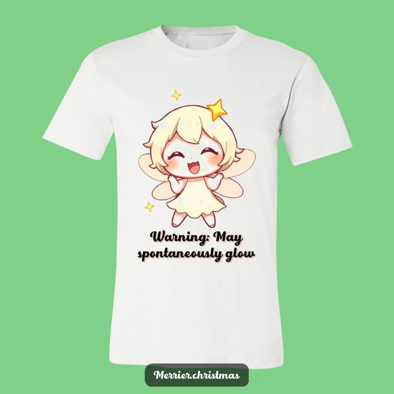 Funny Fairy Light T-Shirt: Wear Your Exaggerated Delight Proudly