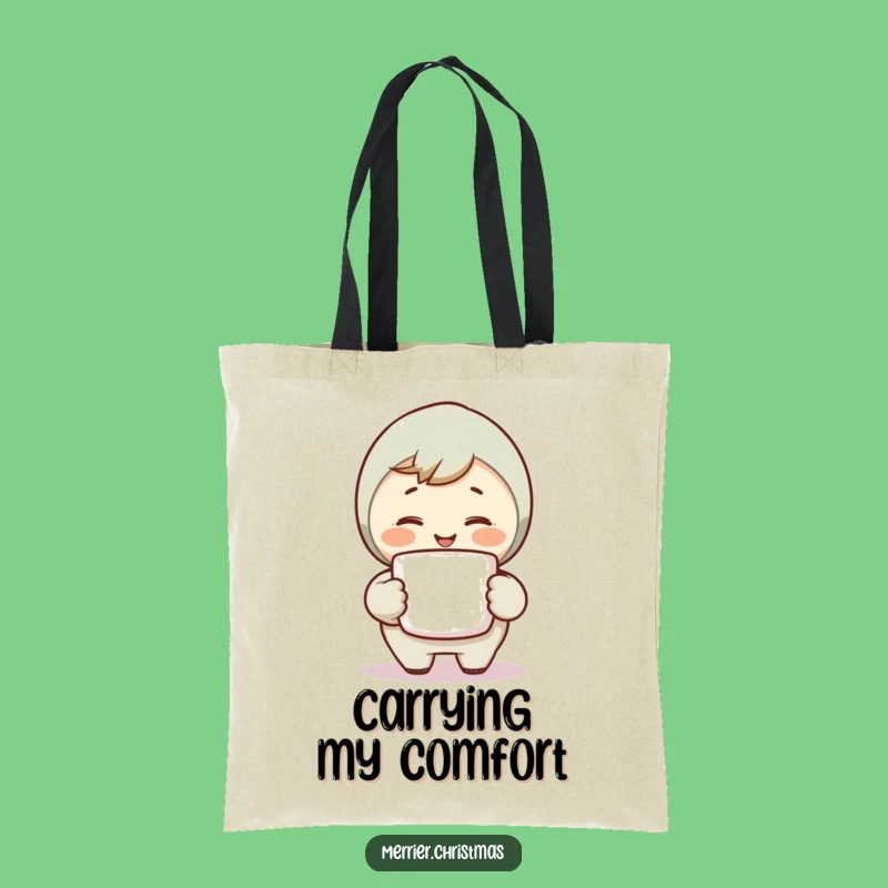 Funny Warm Smile Tote Bag: Carry Comfort and Friendliness Everywhere!